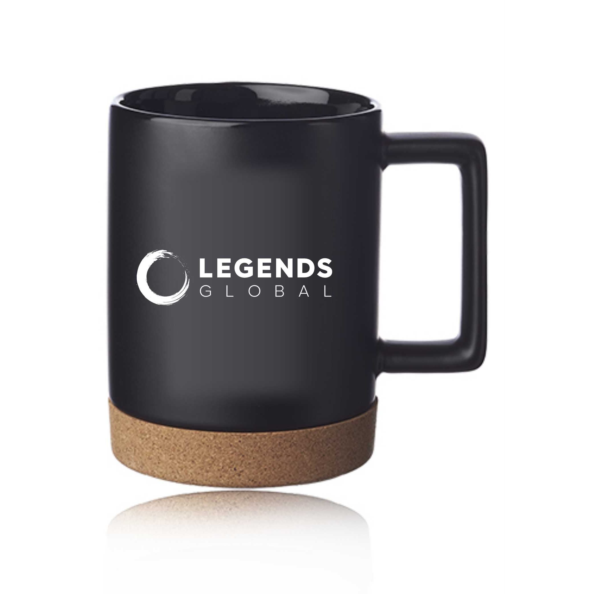 Caldwell 15oz Cork Base Ceramic Mug
